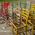 13 post-and-rail chair frames