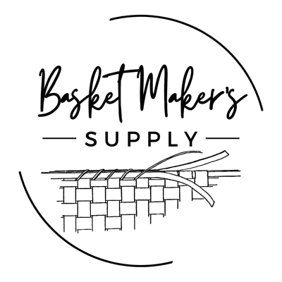 The Basket Maker's Supply black and white, circle logo