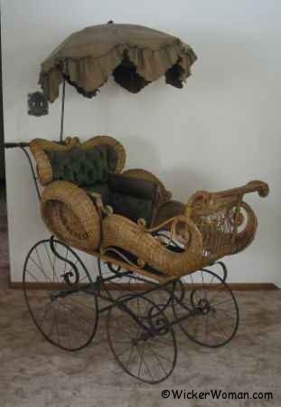 antique baby carriage restoration